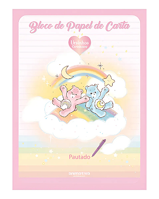 Bloco De Papel De Carta - Ursinhos Carinhos Colorido