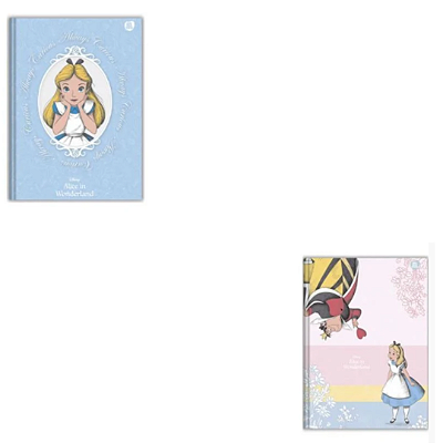 Caderno Brochurão Capa Dura Alice IN Wonderland - 80 Folhas