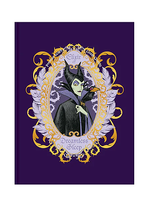 Caderno Colegial Vilões Disney Malévola - Capa Dura - 160 Folhas