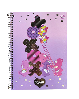 Caderno Univ 1 Matéria 80fls Ursinhos Carinhosos
