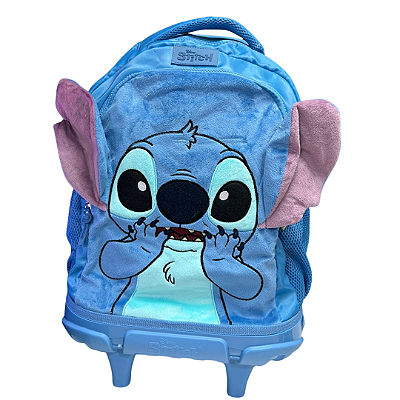 Mochila com Rodinhas e Alças Stitch