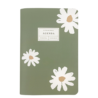 Planner Modular – Matchá floral