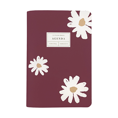 Planner Modular – Red Mocha Floral