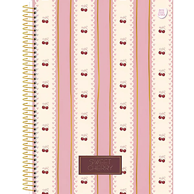 Caderno Capa Dura Sweet Cherry