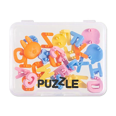 Acessórios para Caneta Puzzle 26 letras + 6 desenhos