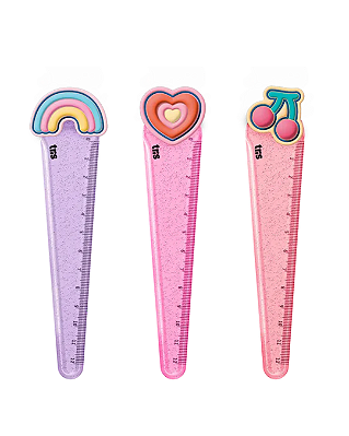 Régua Plástica Twinkle Holic Charm - 12cm