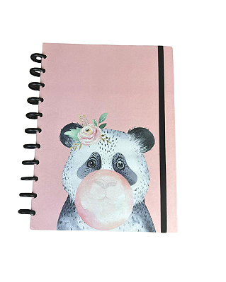 Cadeno de Disco Panda A4