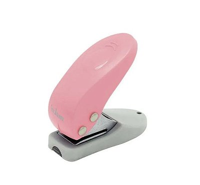 Mini Perfurador de Papel Rosa