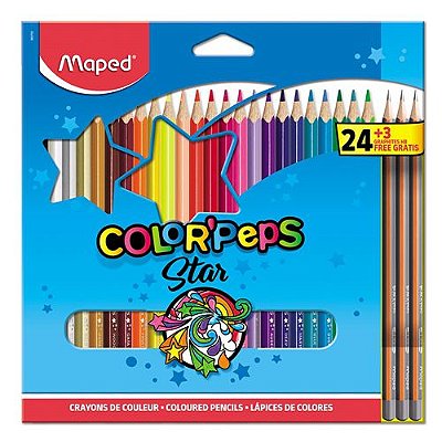 Conjunto de Lápis Color' Peps Animals 24 Cores