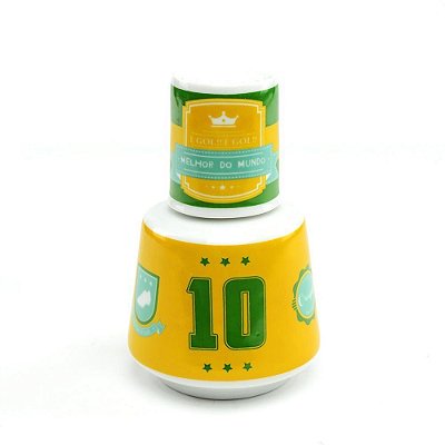 Moringa de Porcelana Brasil Camisa 10