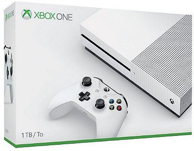 Console Xbox One S - 1 Terabyte + HDR + 1 controle