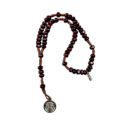 Terço pulseira de São Bento em madeira - A Dúzia - Cód.: 9030