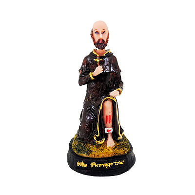 Imagem de São Peregrino em Resina - Tamanho P (9 cm) - A Peça - Cód.: 547