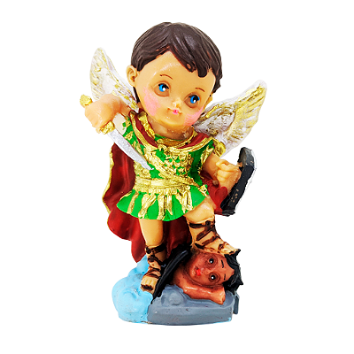 Imagem em Resina de São Miguel Arcanjo Infantil M - A Peça - Cód.: 7913