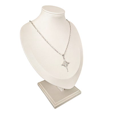 Colar em Aço Inox e Crucifixo do Divino Espírito Santo - O Pacote com 3 Peças - Cód.: 4792-243