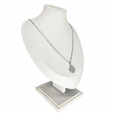 Colar em Aço Inox de Medalha de São Bento - Pacote com 3 Peças - Cód.: 6066-3142