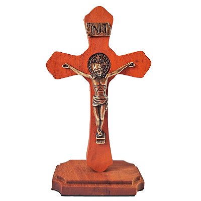 Cruz de São Bento Pequena de Mesa - 13cm - Pacote com 3 Peças - Cód.: 5972