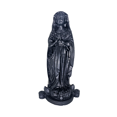 Imagem Fac Símile de Nossa Senhora da Imaculada Conceição Aparecida em Resina - Tamanho M - Cor Preta - A Peça - Cód.: 8805