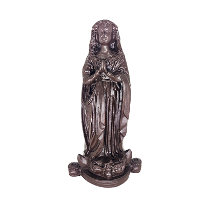 Imagem Fac Símile de Nossa Senhora da Imaculada Conceição Aparecida em Resina - Tamanho M - Cor Marrom - A Peça - Cód.: 8808
