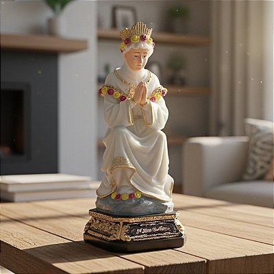 Nossa Senhora de Salete Sentada - em Resina - A Peça - Cód.: 4786