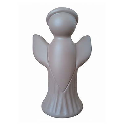 Estatua de Anjo em Cerâmica - Cinza - A Peça - Cód.: 9822