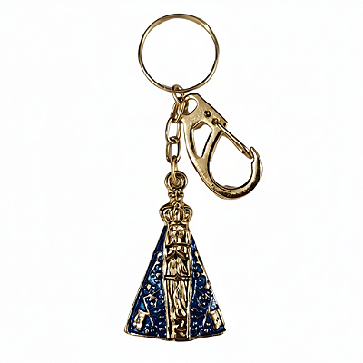 Chaveiro Nossa Senhora Aparecida Pintado - O Pacote com 3 Peças - Cod.: 9140