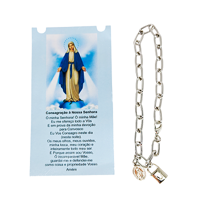 Pulseira Consagração - Nossa Senhora das Graças - o Pacote com 3 Peças - Cod.: 1350