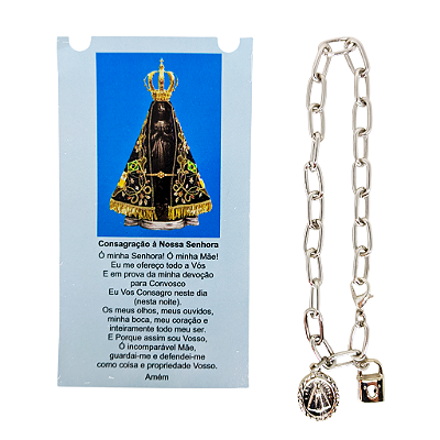 Pulseira Consagração - Nossa Senhora Aparecida - o Pacote com 3 Peças - Cod.: 1350