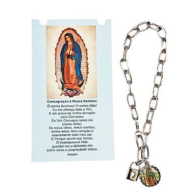 Pulseira Consagração - Nossa Senhora de Guadalupe - o Pacote com 3 Peças - Cod.: 1350