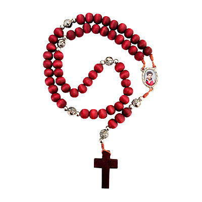 Terço com Entremeio Resinado de Carlo Acutis - Pacote com 6 Peças - Cód.: 2204