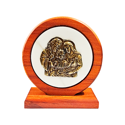 Adorno de Mesa Sagrada Familia Redondo - A Peça - Cód.: 8296