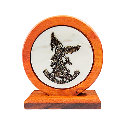 Adorno de Mesa São Miguel Arcanjo Redondo - A Peça - Cód.: 8900