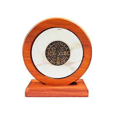 Adorno de Mesa Medalha de São Bento Redondo - A Peça - Cód.: 8297