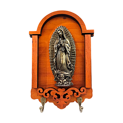 Porta-Chaves de Nossa Senhora de Guadalupe em Madeira - A Peça - Cód.: 99101