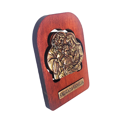 Adorno de Mesa da Sagrada Familia - O Pacote com duas Peças - Cód.: 8293