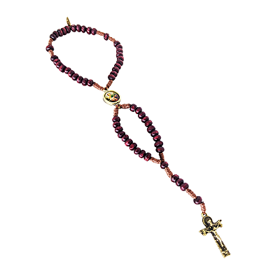Pulseira Terço em Madeira de São José - A dúzia - Cód.: 8576