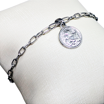 Pulseira em Aço Inox de São José - Pacote com 3 Peças - Cód.: 6967-9362