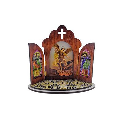 Capela modelo portuguesa de São Miguel - O pacote com 3 peças - Cód.: 6355
