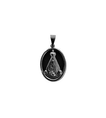 Medalha Inox de Nossa Senhora Aparecida - O pacote com 6 peças - Cód.: 1042
