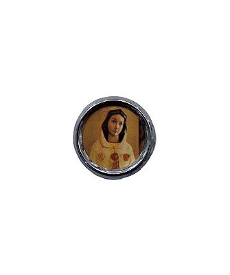 Imã redondo de Nossa Senhora de Rosa Mistica - O Pacote com 6 Peças - Cód.: 1555