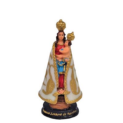 Imagem de Nossa Senhora de Nazaré P em Resina - O pacote com 3 peças - Cód.: 8564