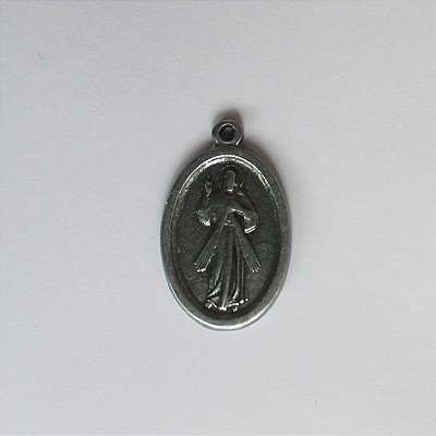 Medalha em níquel de Jesus Misericordioso - pacote com 30 peças - Cód.: 7876