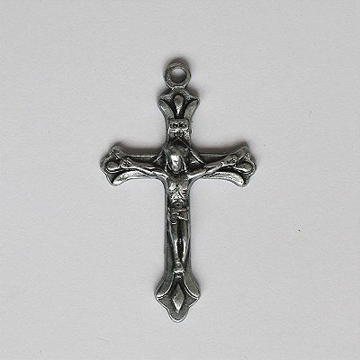 Crucifixo em níquel Envelhecido- 4 cm - Pacote com 30 peças - Cód.: 7887