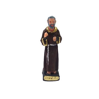Imagem do Padre Pio PP em Resina - o Pacote com 3 peças - Cód.: 5774