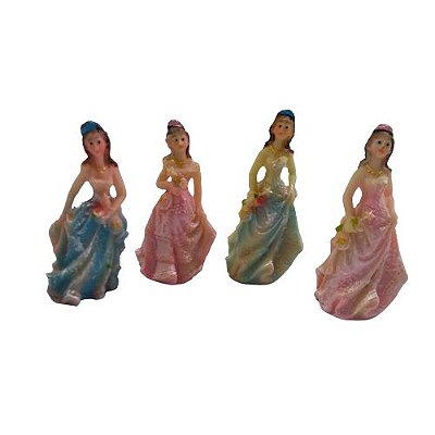 Imagem Quatro meninas PP em resina - O Pacote com 3 conjuntos - Cód.: 1954