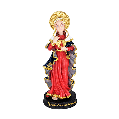 Imagem Sagrado Coração de Maria M em Resina - A Unidade - Cód.: 8647