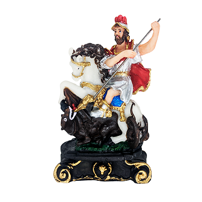 Imagem São Jorge de 15 cm em resina - A Unidade - Cód.: 5680