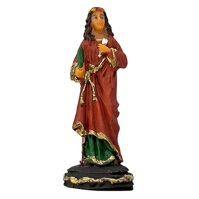 Imagem Santa Filomena PP em Resina - O Pacote com 3 unidades - Cód.: 5774