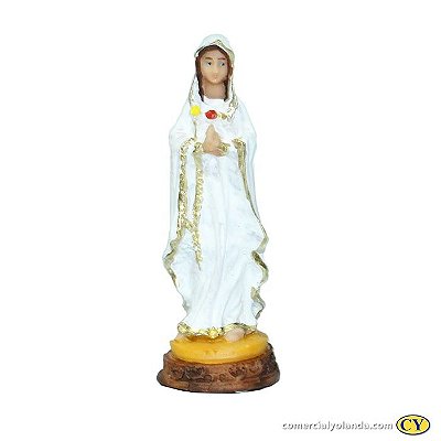 Imagem de Nossa Senhora da Rosa Mística PP em Resina - O Pacote com 3 unidades - Cód.: 5774