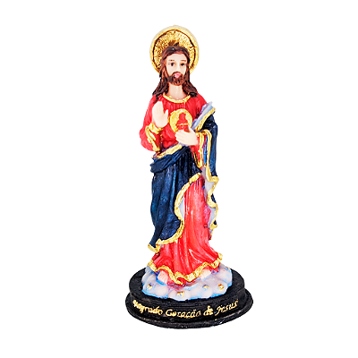 Imagem do Sagrado Coração de Jesus P em Resina - A Peça - Cód.: 8564